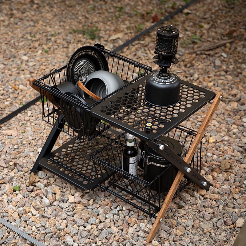 Tavoli da Campeggio Pieghevoli - Camping Cooking Table With Storage recensione e prezzo
