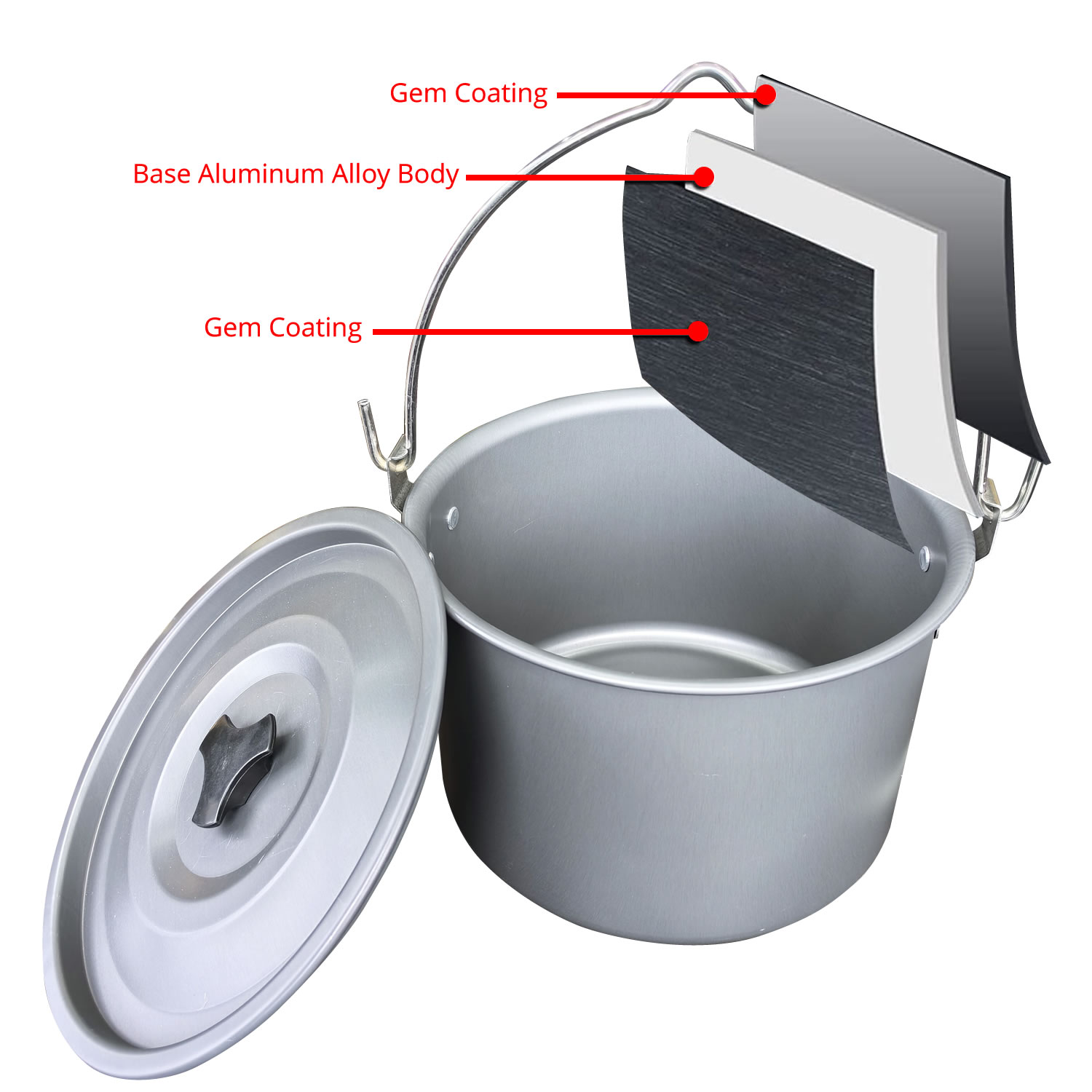 Pentola da Campeggio Sospesa d - Camping Hanging Cooking Pot recensione e prezzo