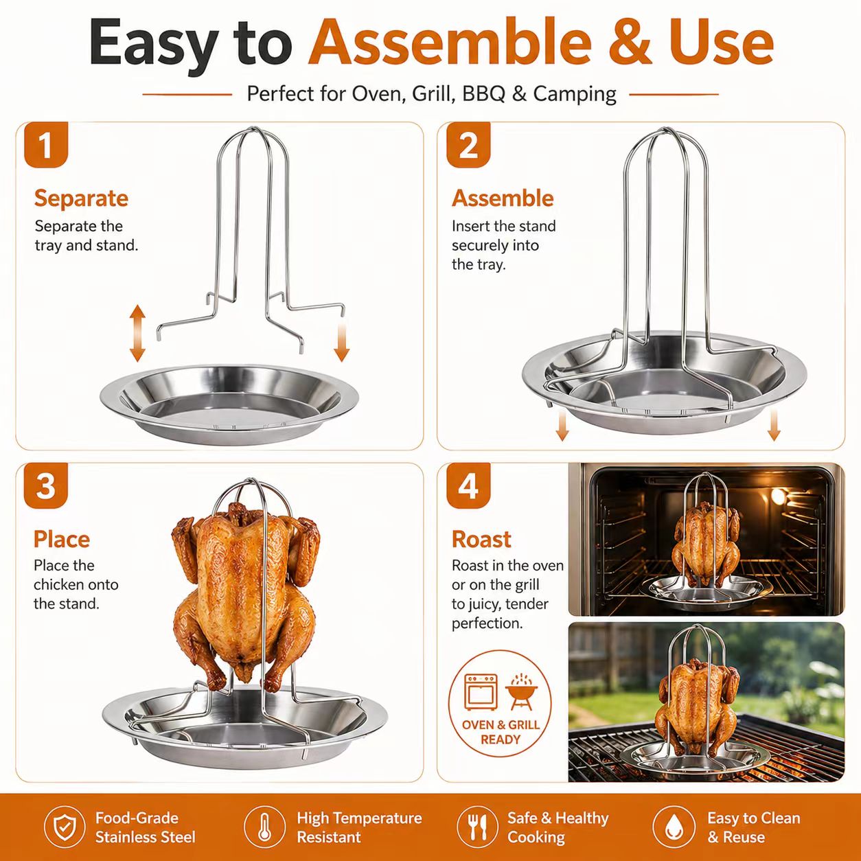 Supporto Portatile per Griglia - Campfire Cooking recensione e prezzo