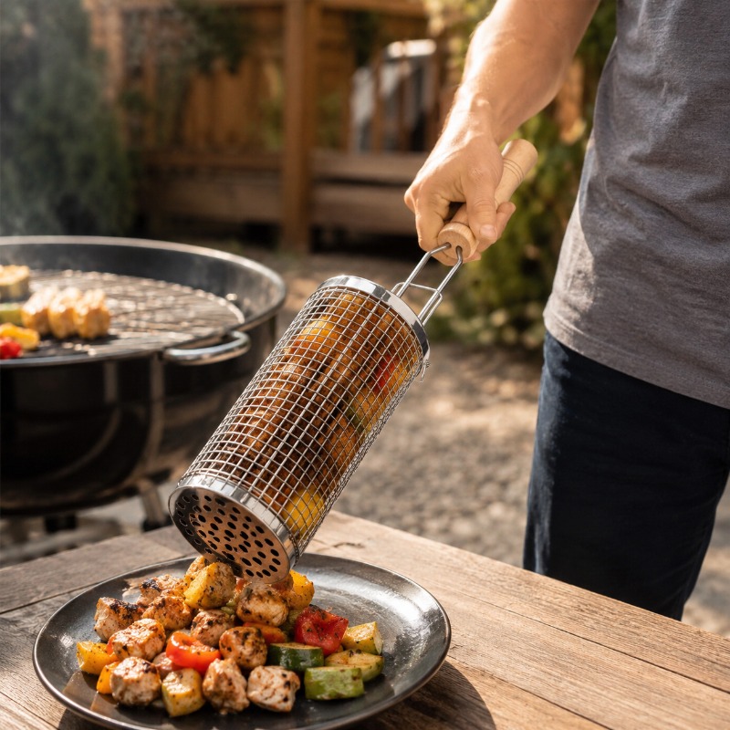 Set di Cestelli Rotondi per Ba - Camping Cooking Grill recensione e prezzo
