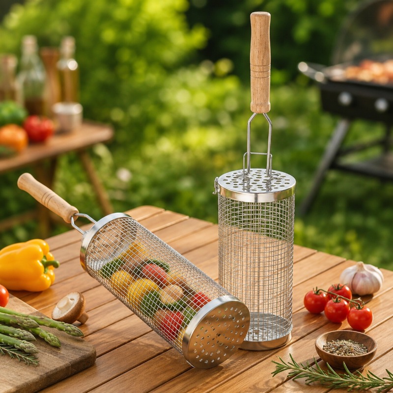 Set di Cestelli Rotondi per Ba - Camping Cooking Grill recensione e prezzo