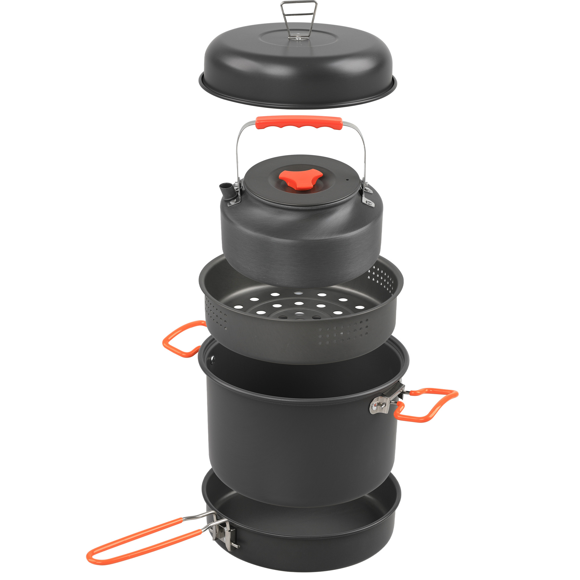 Set di pentole da esterno pent - Camping Cooking Set With Kettle recensione e prezzo