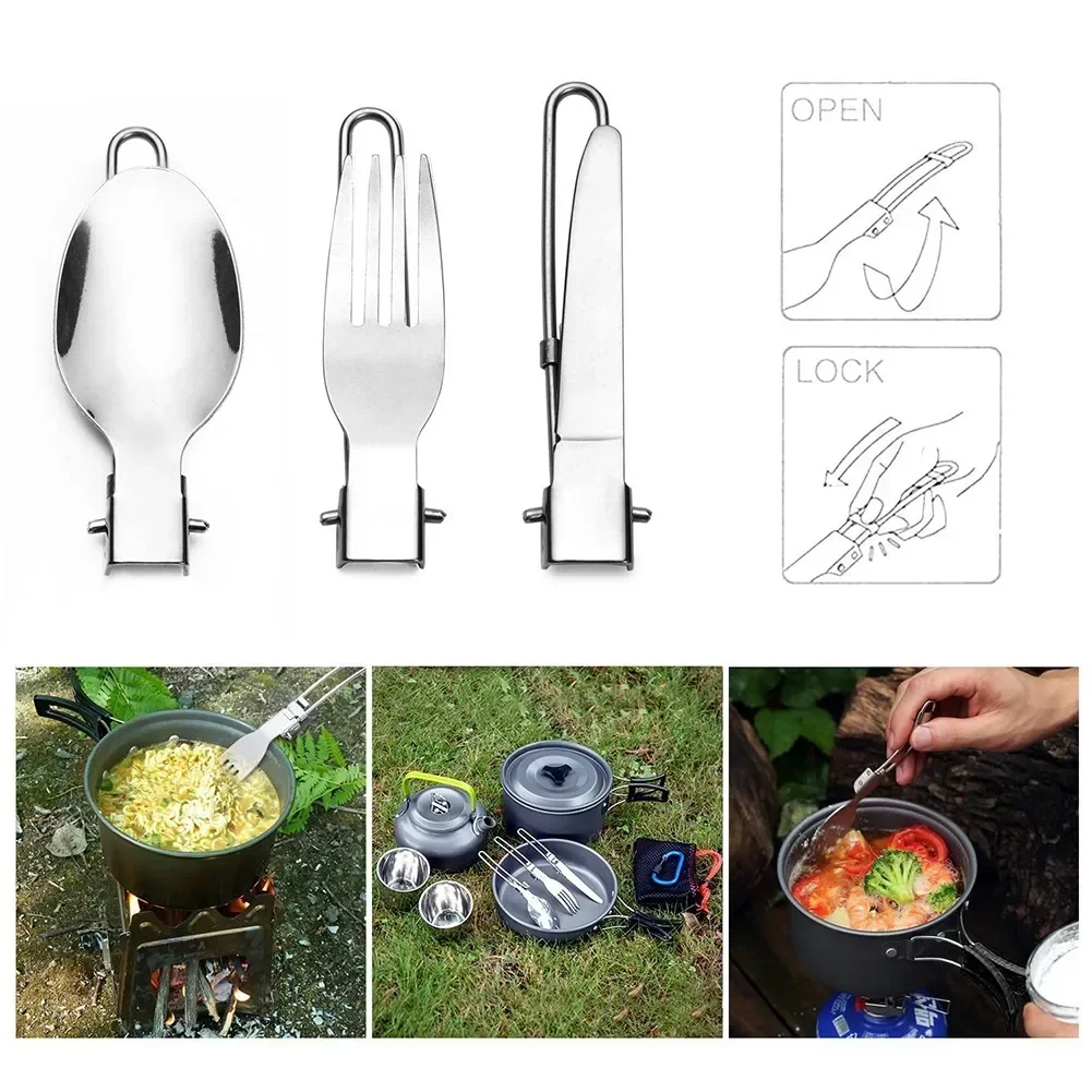 1 set da campeggio all'aperto  - Camping Cooking Knife Set recensione e prezzo