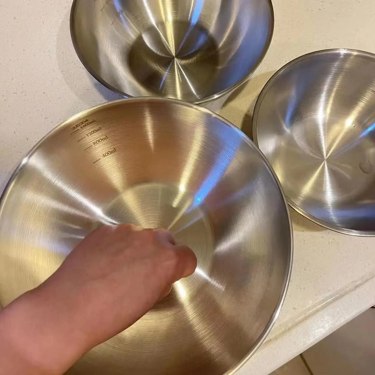 Set di 3 Ciotole in Acciaio In - Camping Cooking Pan Set recensione e prezzo