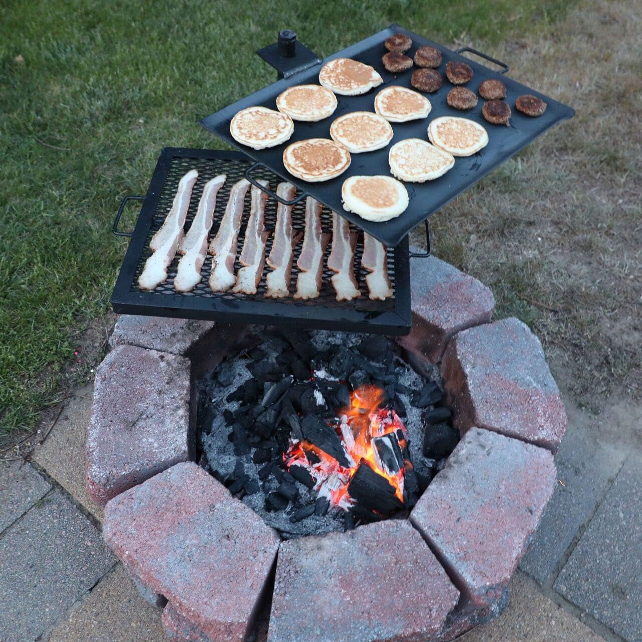 Griglia Portatile per Cucinare - Camping Cooking Open Fire recensione e prezzo