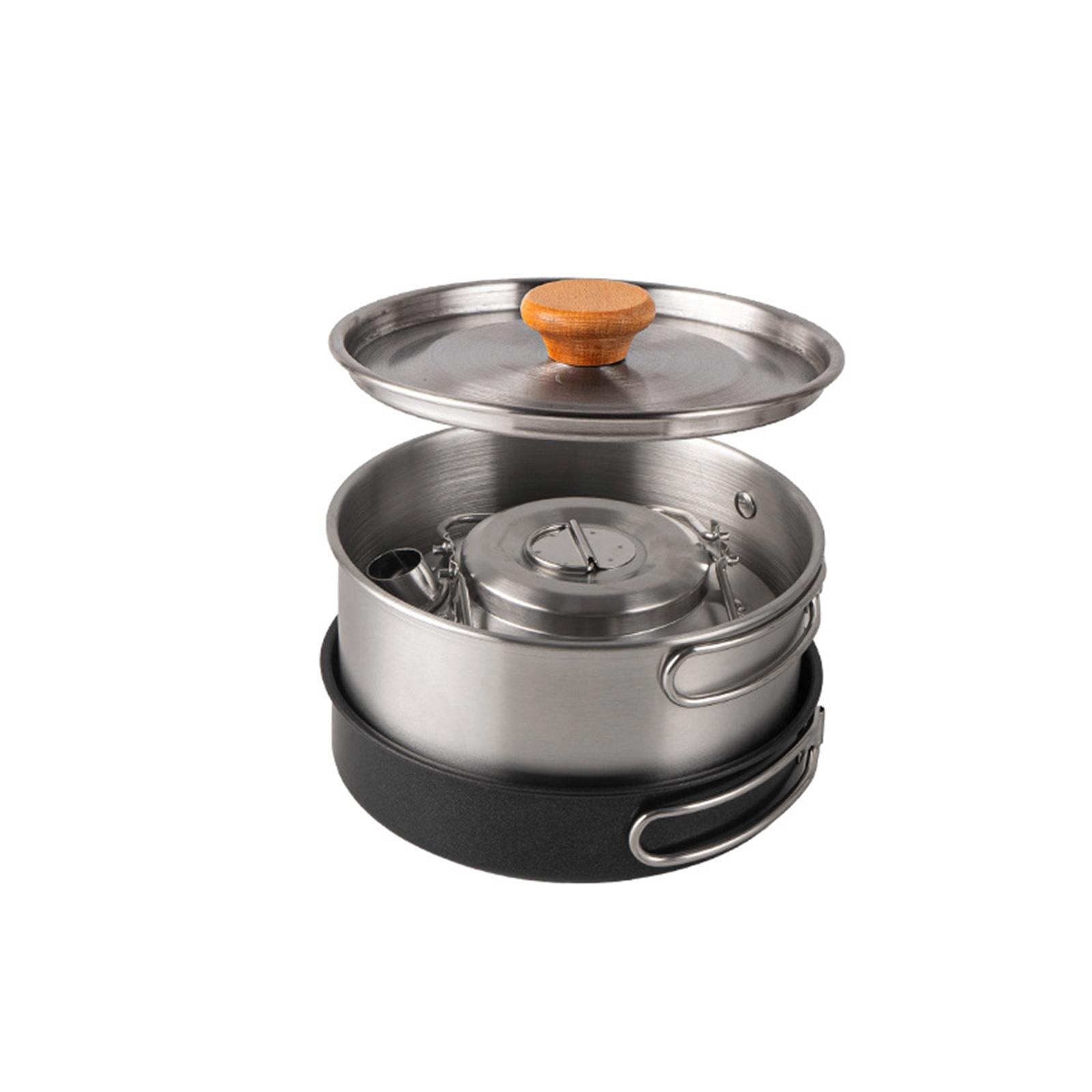 Set da Cucina da Campeggio, Pe - Camping Cooking Set With Kettle recensione e prezzo