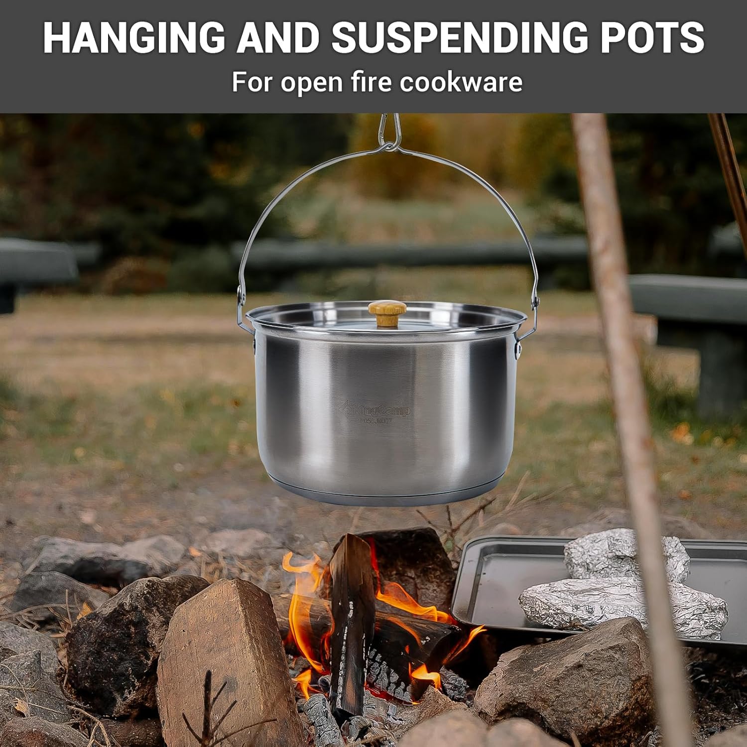 Set di Pentole da Campeggio in - Camping Cooking Set With Kettle recensione e prezzo