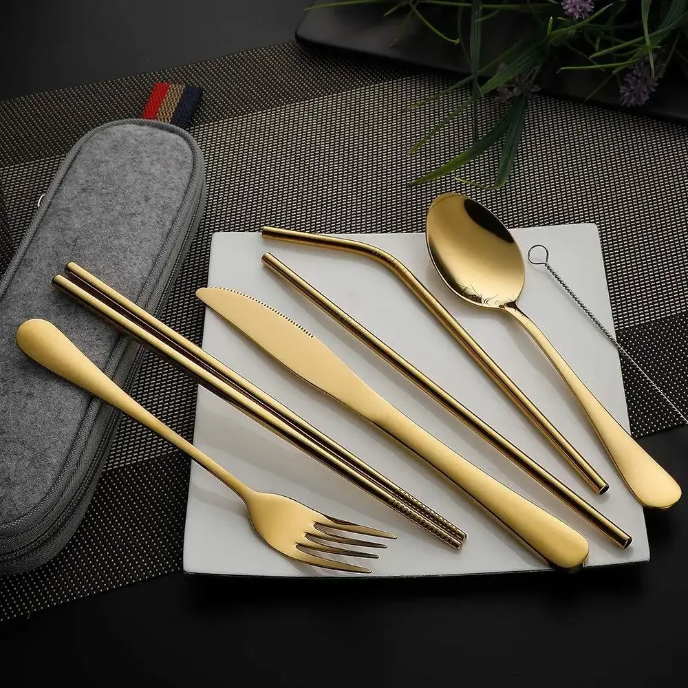 8 pz/set stoviglie Set di posa - Camping Cooking Knife Set recensione e prezzo