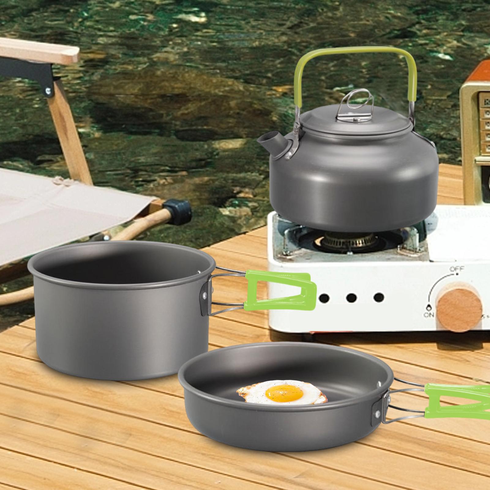 Pentole da campeggio Set di pe - Camping Cooking Set With Kettle recensione e prezzo