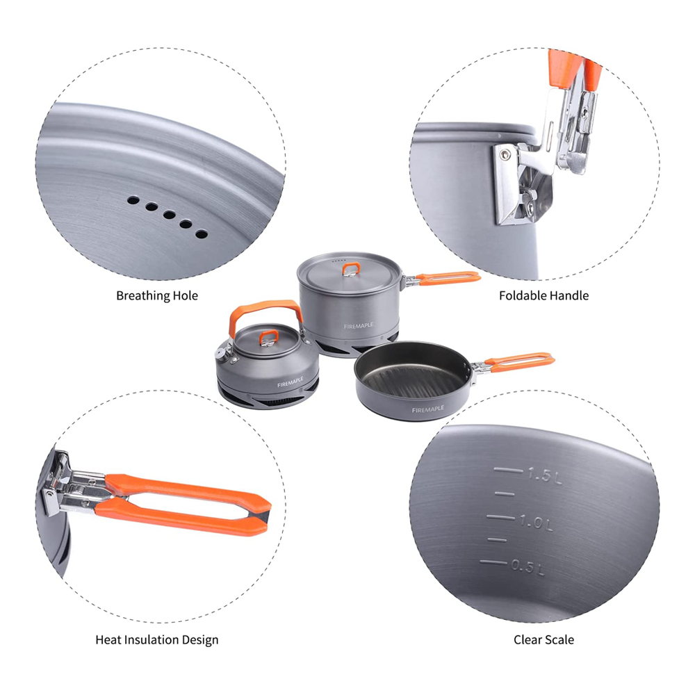 Fire Maple Campeggio Pentolame - Camping Cooking Set With Kettle recensione e prezzo