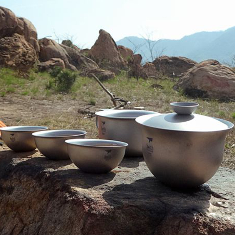 Bollitore titanio Kung Fu Set  - Camping Cooking Set With Kettle recensione e prezzo