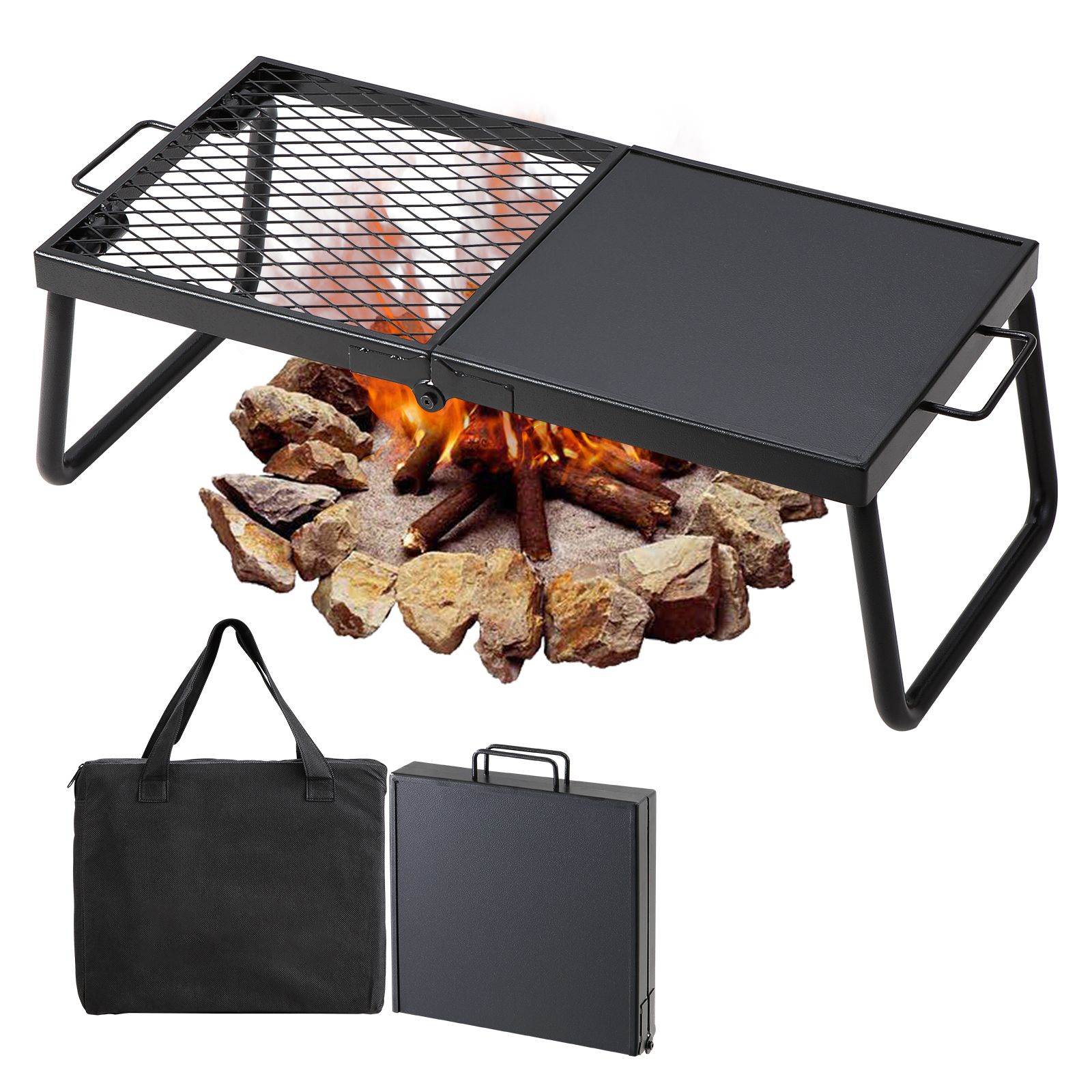 Griglia Pieghevole per Falò, G - Camping Cooking Open Fire recensione e prezzo