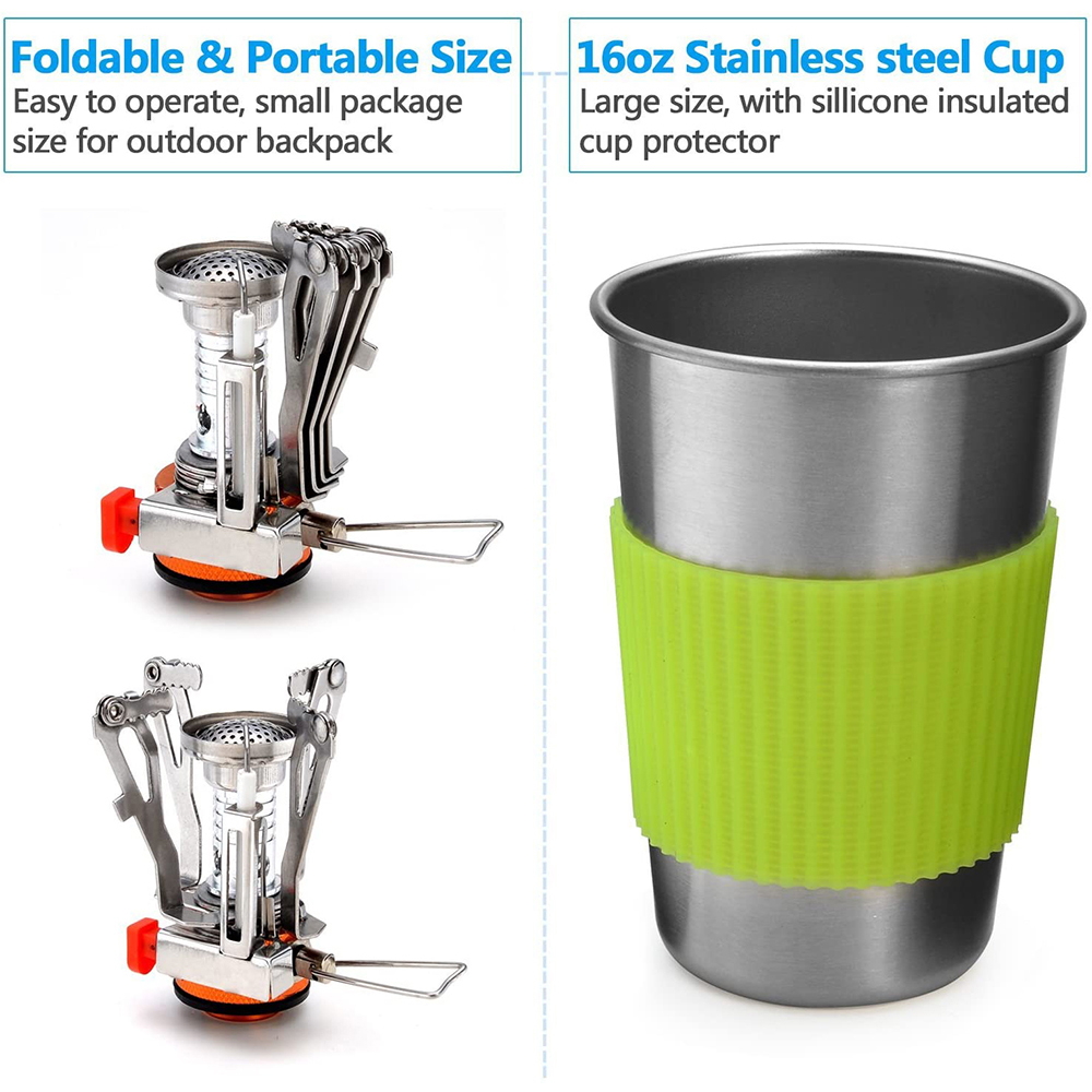 Kit di pentole da campeggio co - Camping Cooking Ware recensione e prezzo