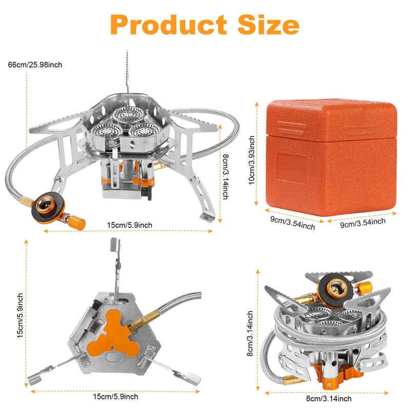 Fornello a Gas da Campeggio ad - Camping Cooking Burner recensione e prezzo