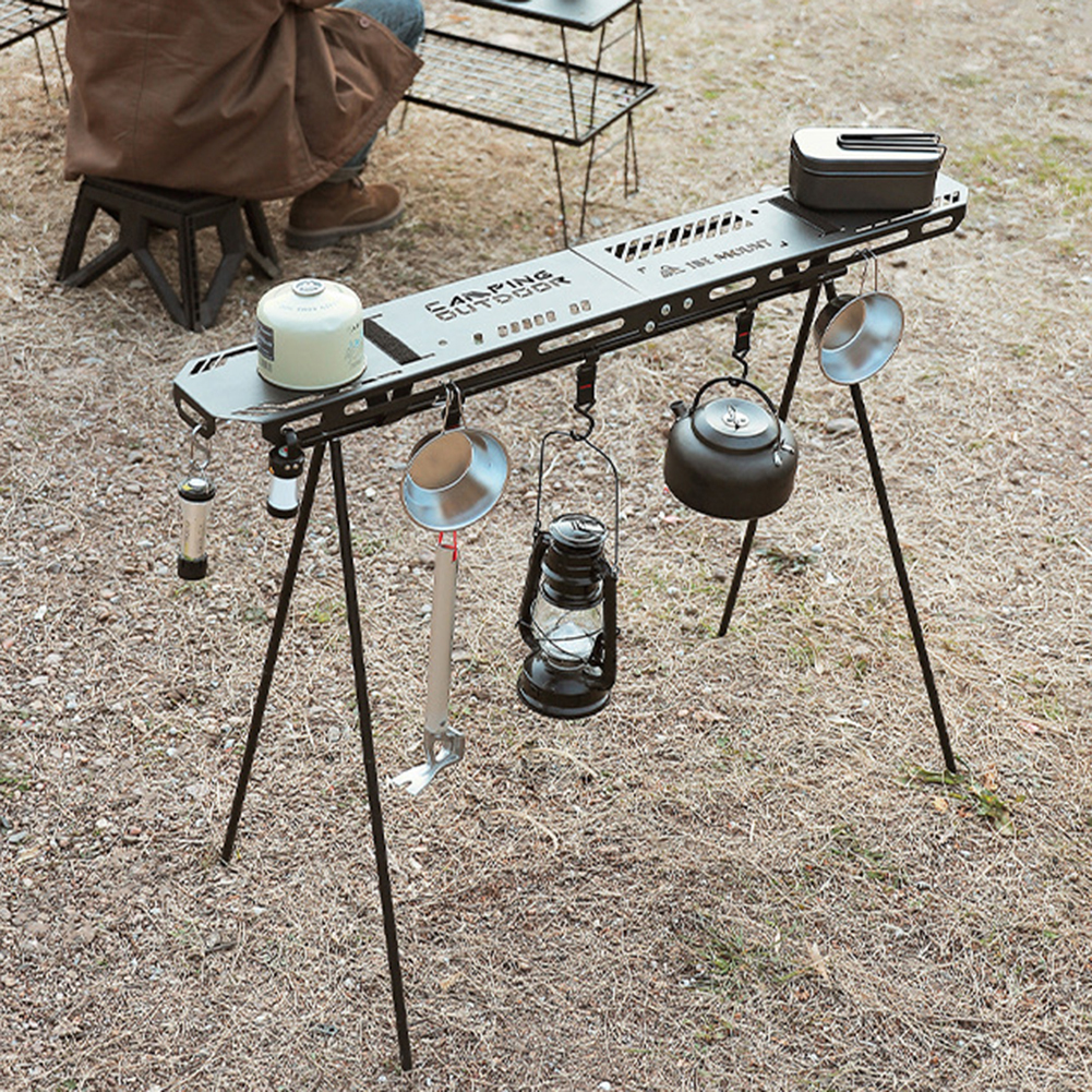 Scaffale da campeggio pieghevo - Camping Hanging Cooking Pot recensione e prezzo