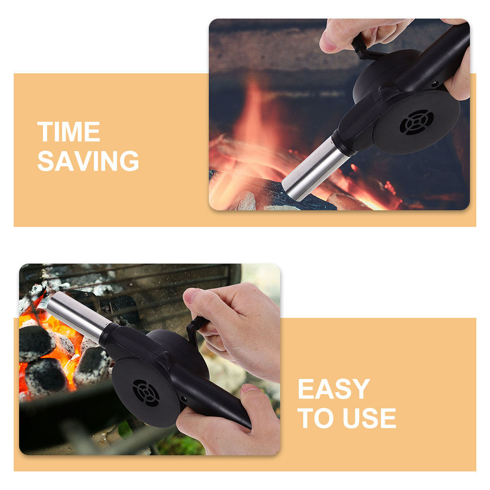Ventilatore Manuale Nero a Man - Campfire Cooking recensione e prezzo
